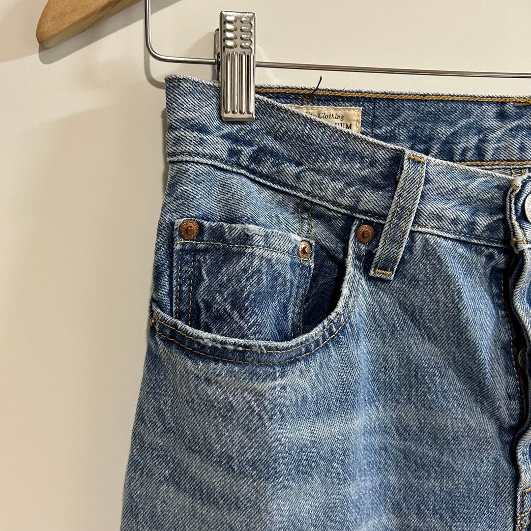 リーバイス 501 90’s アンクル ミッドライズ ストレートフィットパンツ