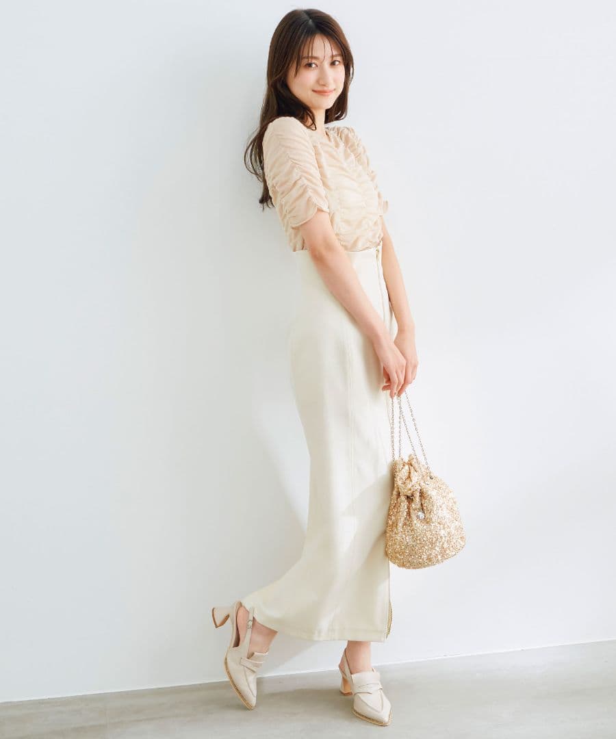 COCODEAL♡ココディール♡フロントZIPタイトスカート Sサイズ