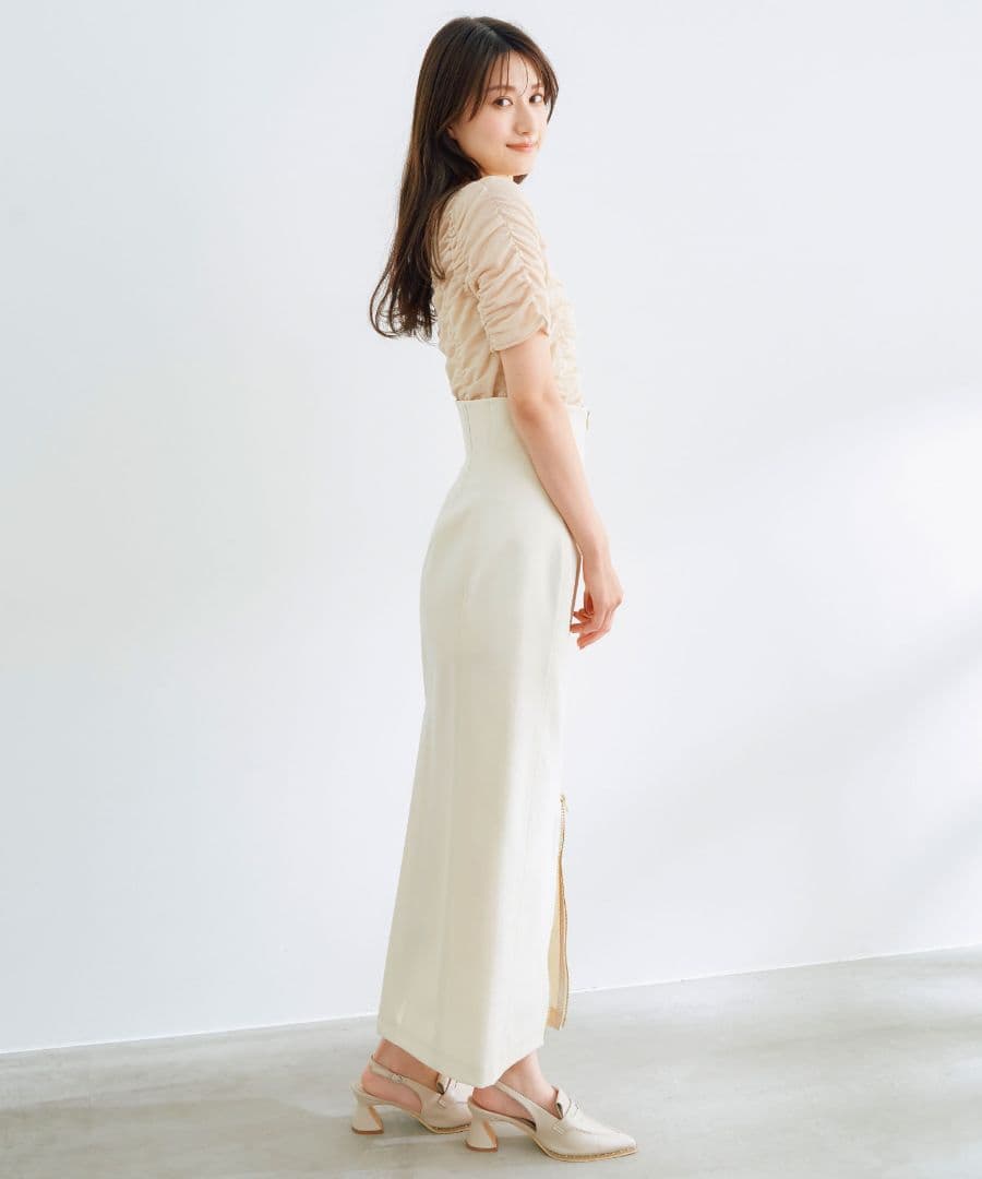 COCODEAL♡ココディール♡フロントZIPタイトスカート Sサイズ