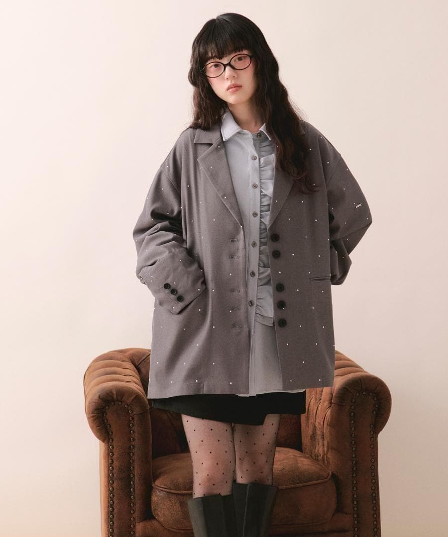 新品 loin nuit nuance button lace jacket