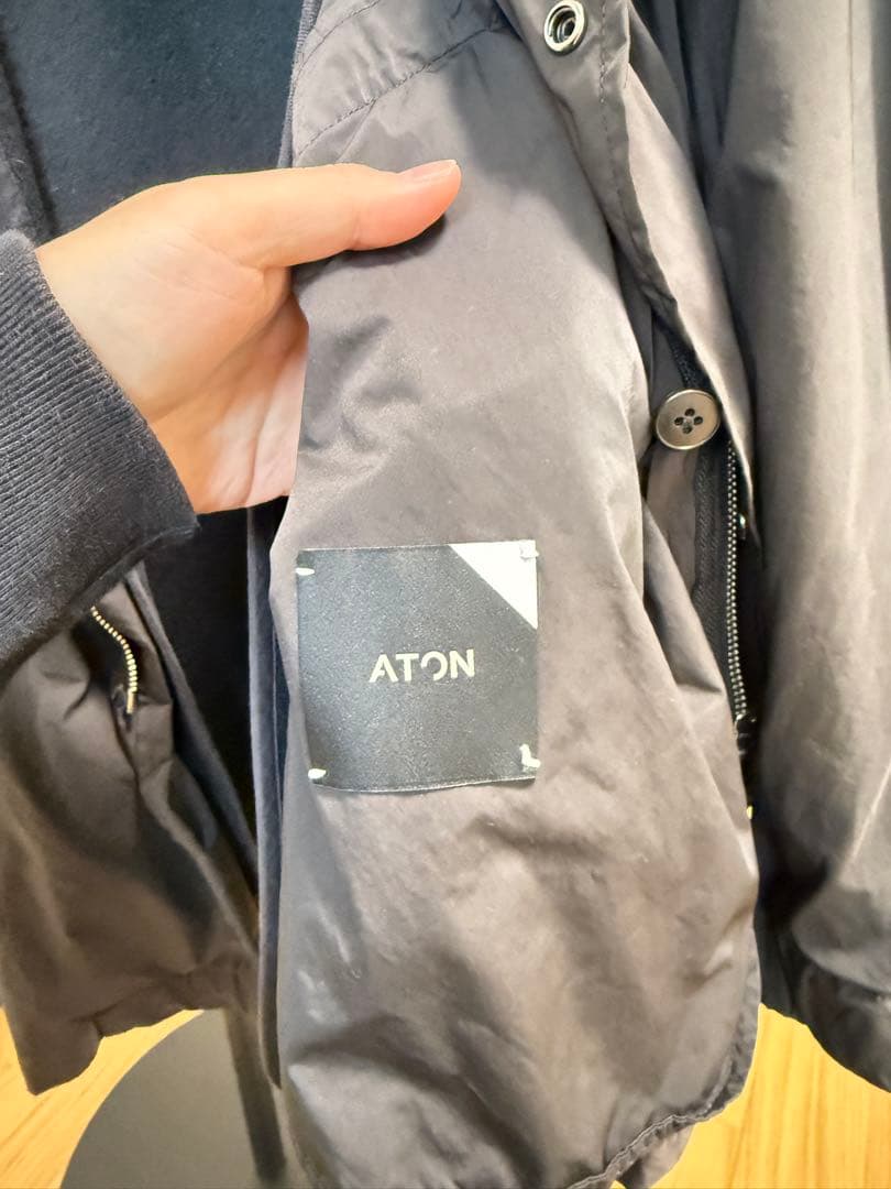 ATON ショートモッズコート　エイトン