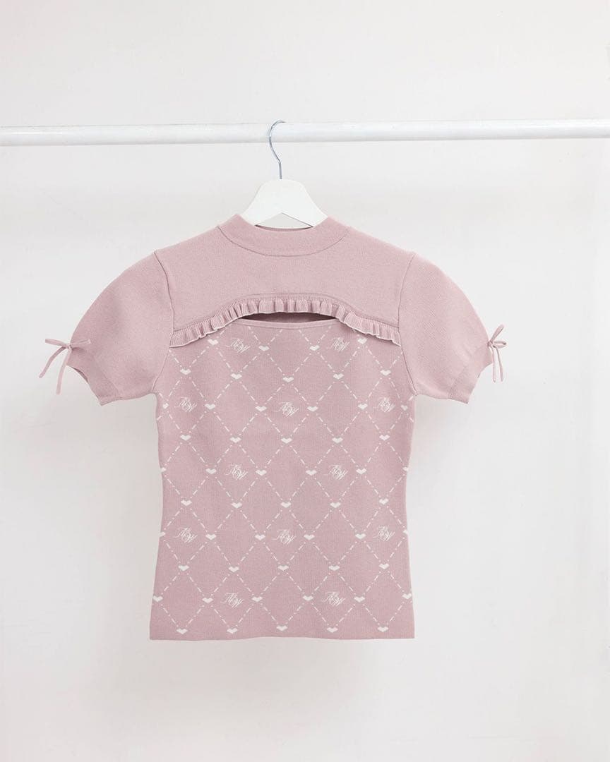 Honey Mew モノグラムトップス　ハニーミュウ　ピンク