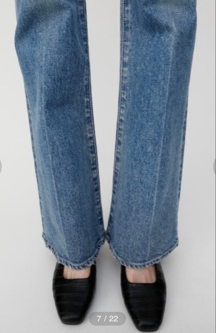 moussy MVS FLARE デニム サイズ24 ブルー