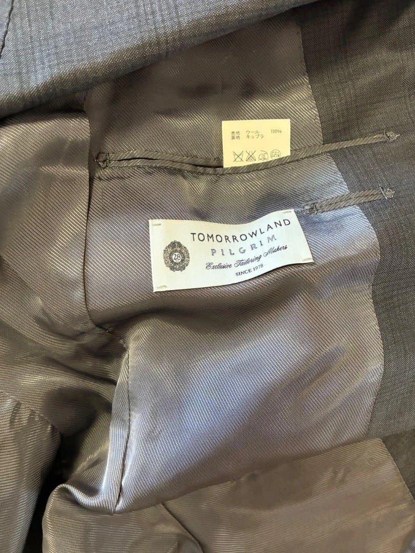 トゥモローランド PILGRIM シングルスーツ ゼニア 15milmil15