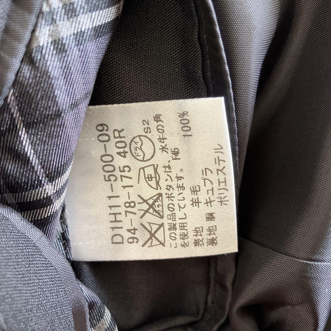 BURBERRY BLACK LABEL スーツセットアップ　黒