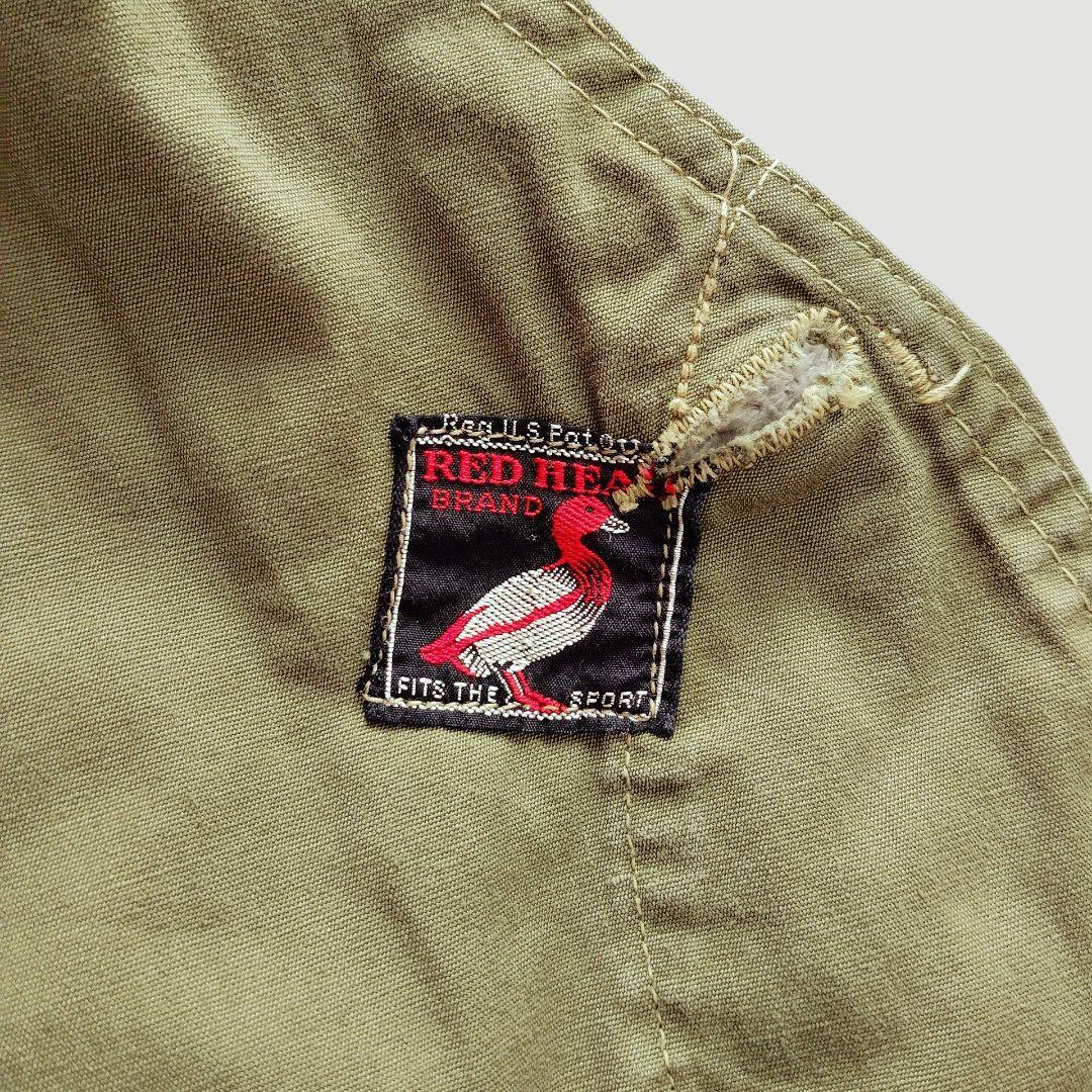 30s VINTAGE REDHEAD ハンティングベスト ハーフムーン