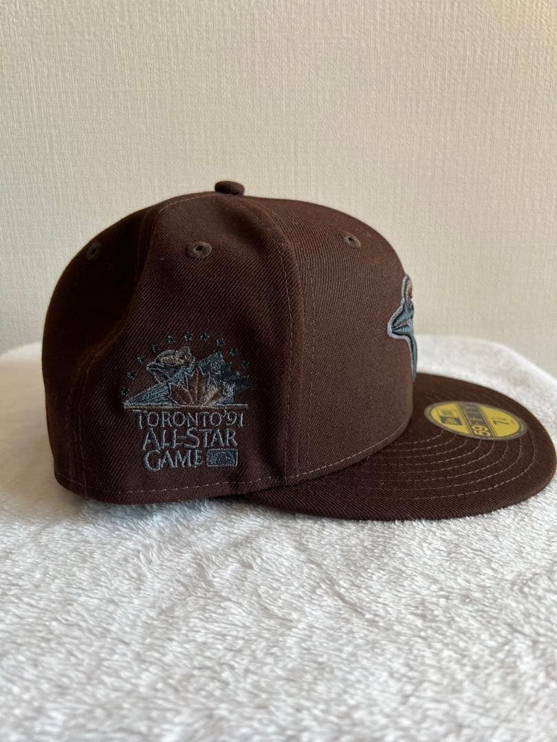 NEWERA ブルージェイズ 59FIFTY ブラウンキャップ 7 4/1