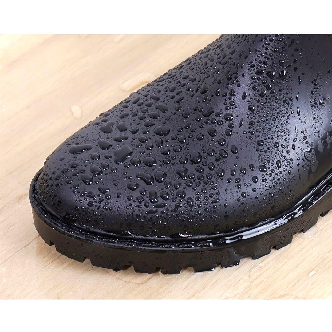 【人気デザイン】新品 DIANA【37】防水 ニット サイドゴア レインブーツ