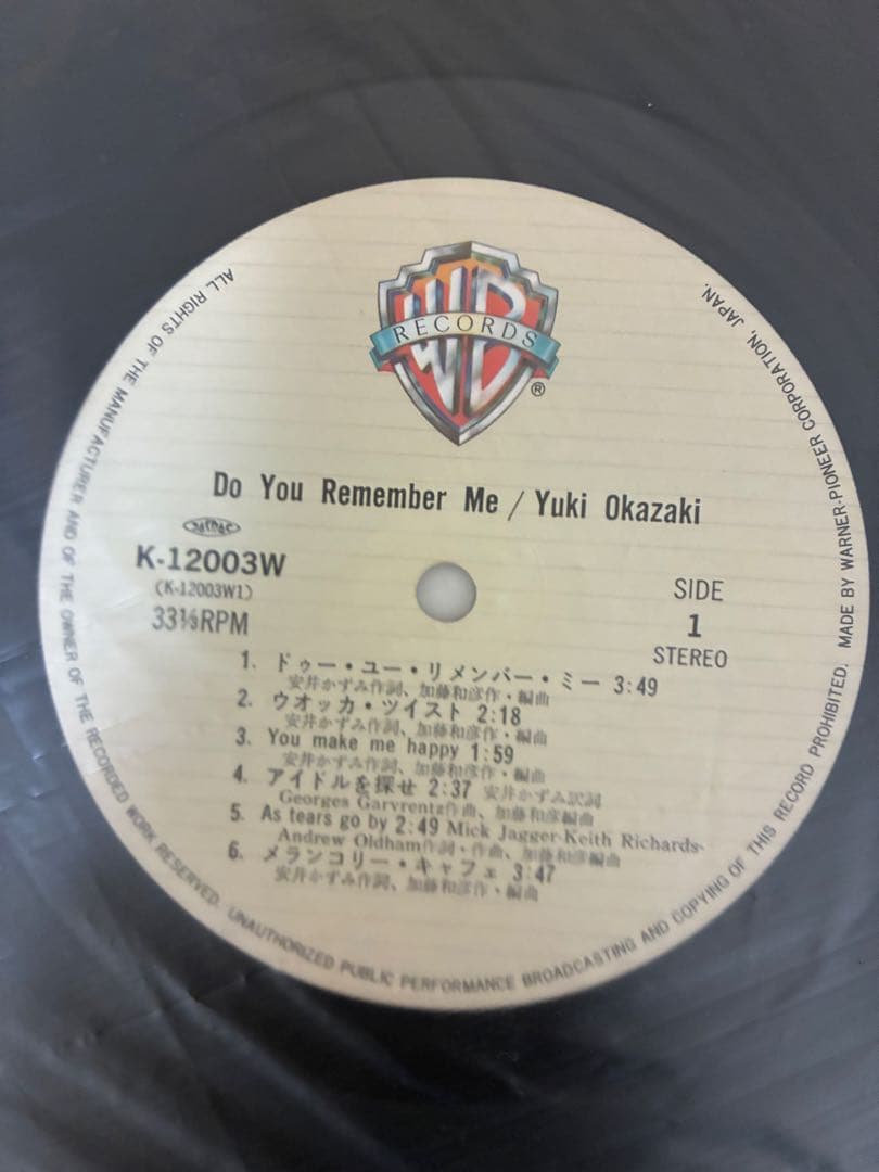 【LP】岡崎友紀 / Do You Remember Me