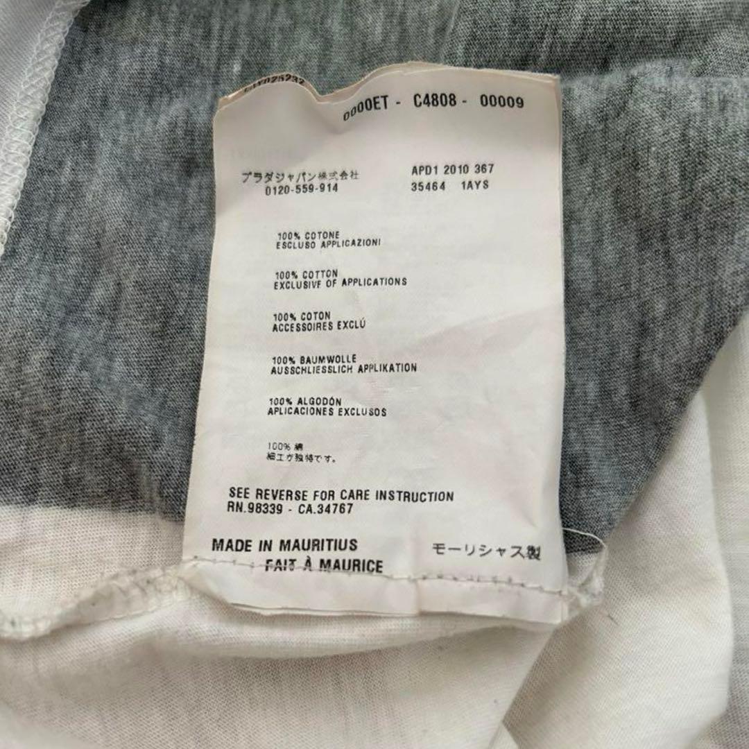 PRADA Tシャツ モデルグラフィック 黒　XL プラダ