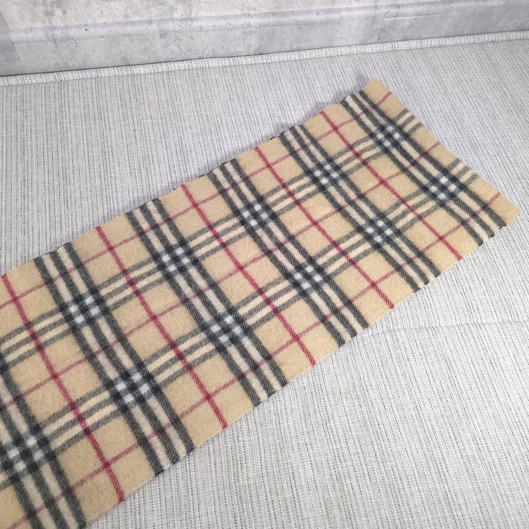 BURBERRY　バーバリー　ノバチェック　カシミヤ　マフラー　100％