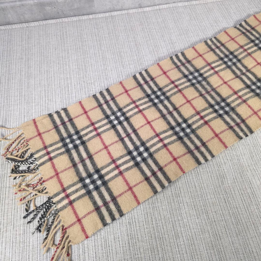 BURBERRY　バーバリー　ノバチェック　カシミヤ　マフラー　100％