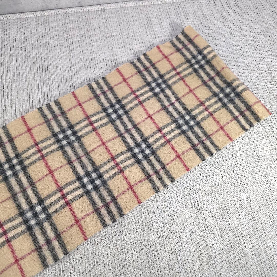 BURBERRY　バーバリー　ノバチェック　カシミヤ　マフラー　100％