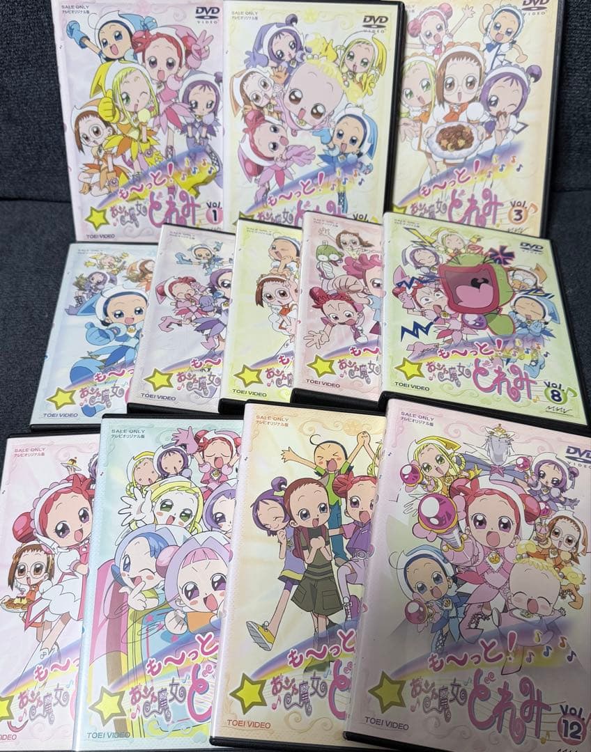 【セル盤】DVD おジャ魔女どれみ 1,2,3,4,5期＋劇場版2作 全54枚