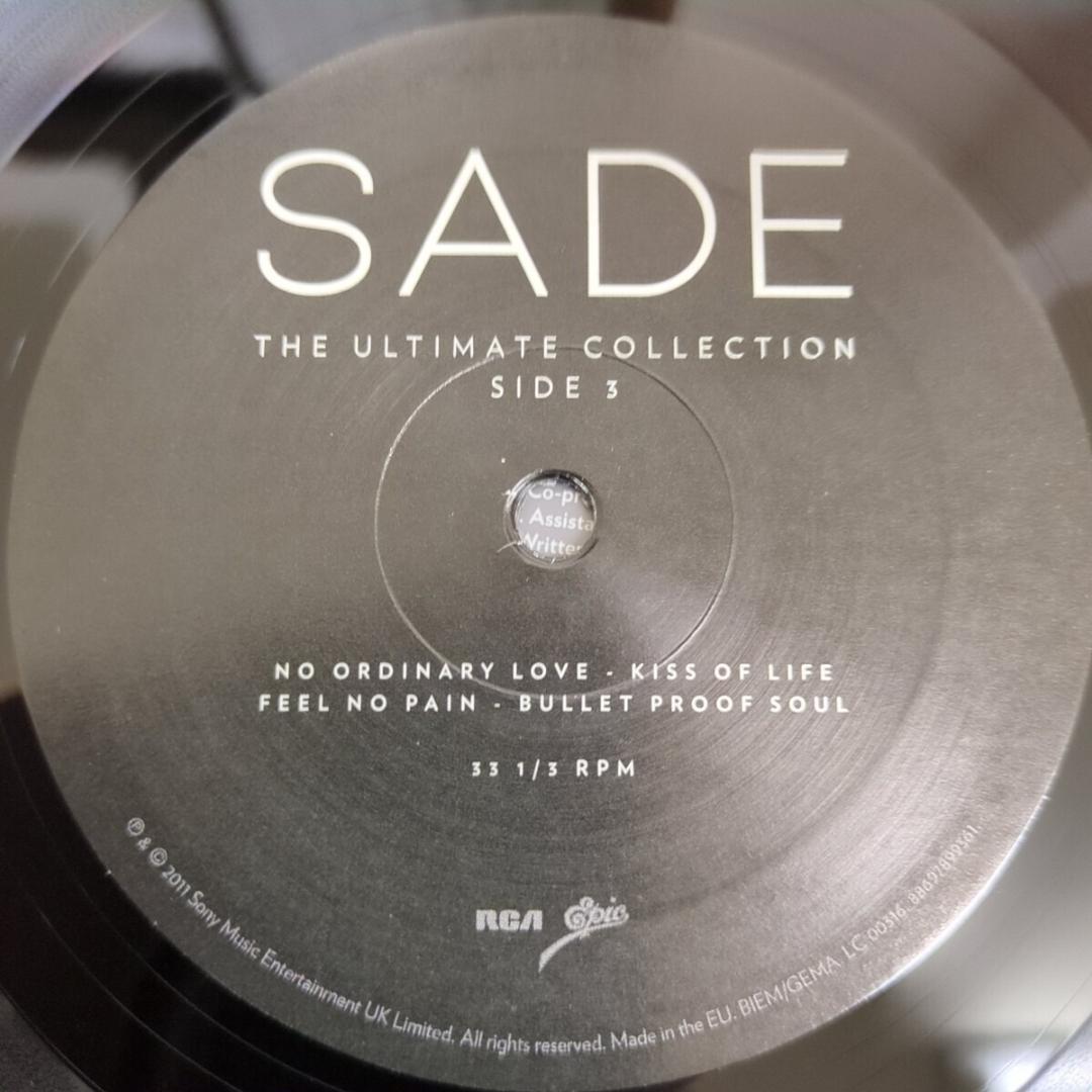 Sade The UltimateCollection EU盤3LPシュリンク付