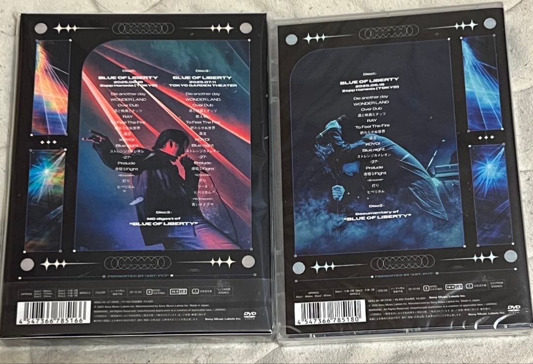 京本大我　BLUE OF LIBERTY　DVD　初回盤・通常盤セット