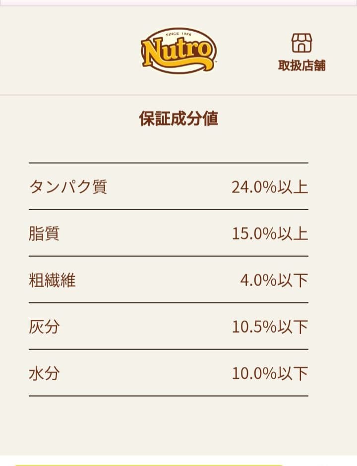 ニュートロ シュプレモ 成犬用 １６.５kg