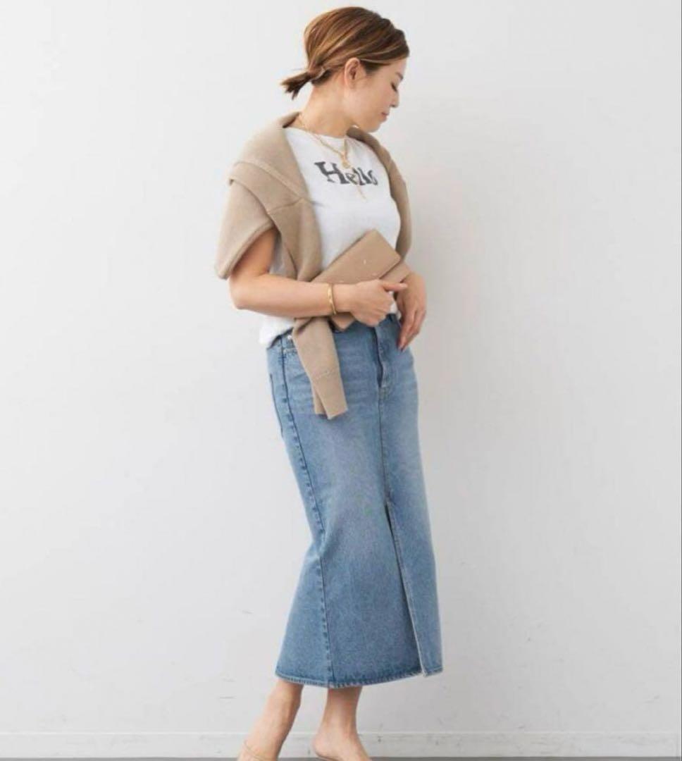 Deuxieme Classe DENIM W Slit スカート 38