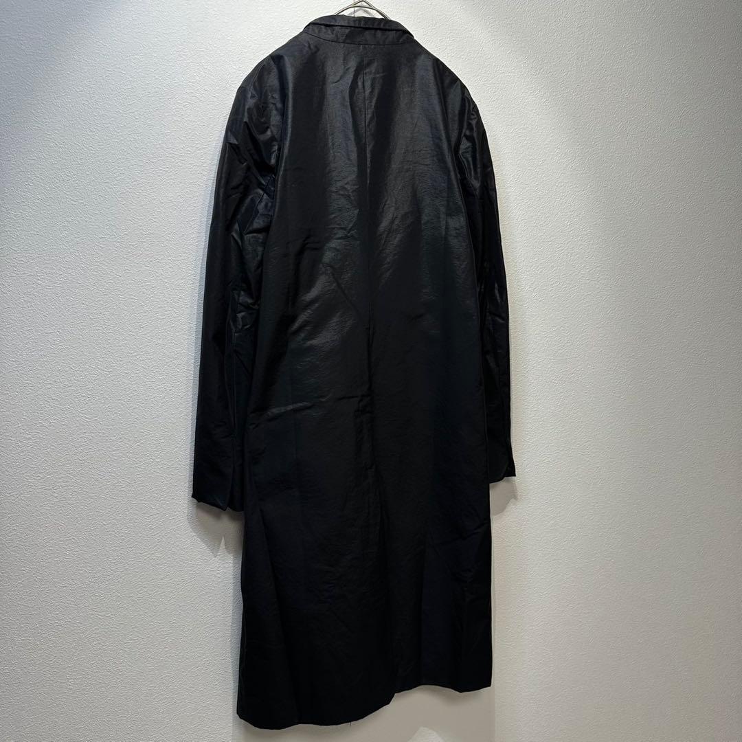 希少 美品 JIL SANDER シルク Aライン チェスター ロングコート