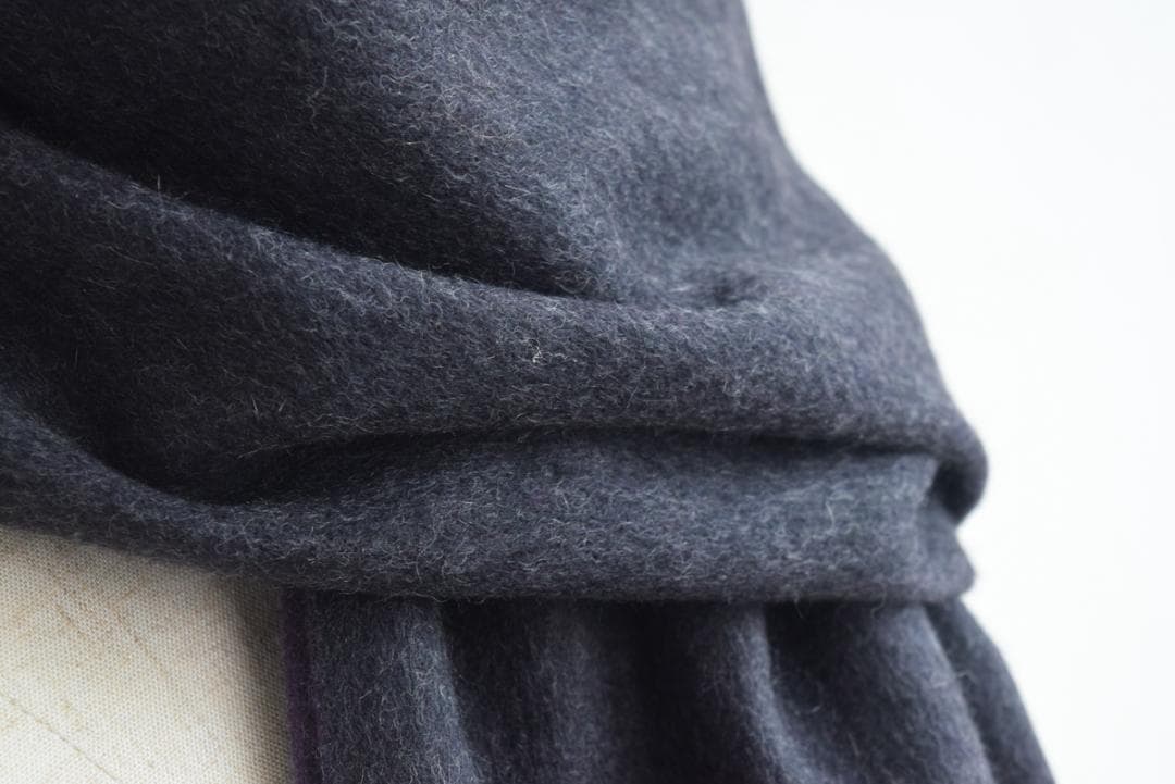 新品 UNITED ARROWS glr カシミア100% リバーシブルマフラー