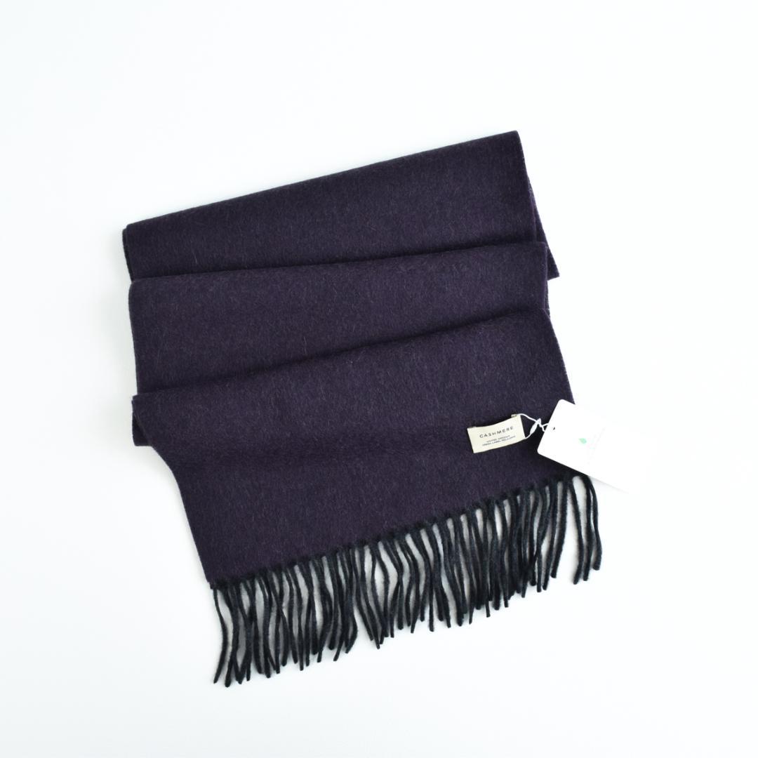 新品 UNITED ARROWS glr カシミア100% リバーシブルマフラー