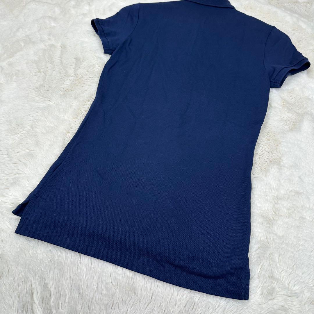 ✨美品✨ポロラルフローレン ホースロゴ 紺 ポロシャツ S スリム美シルエット