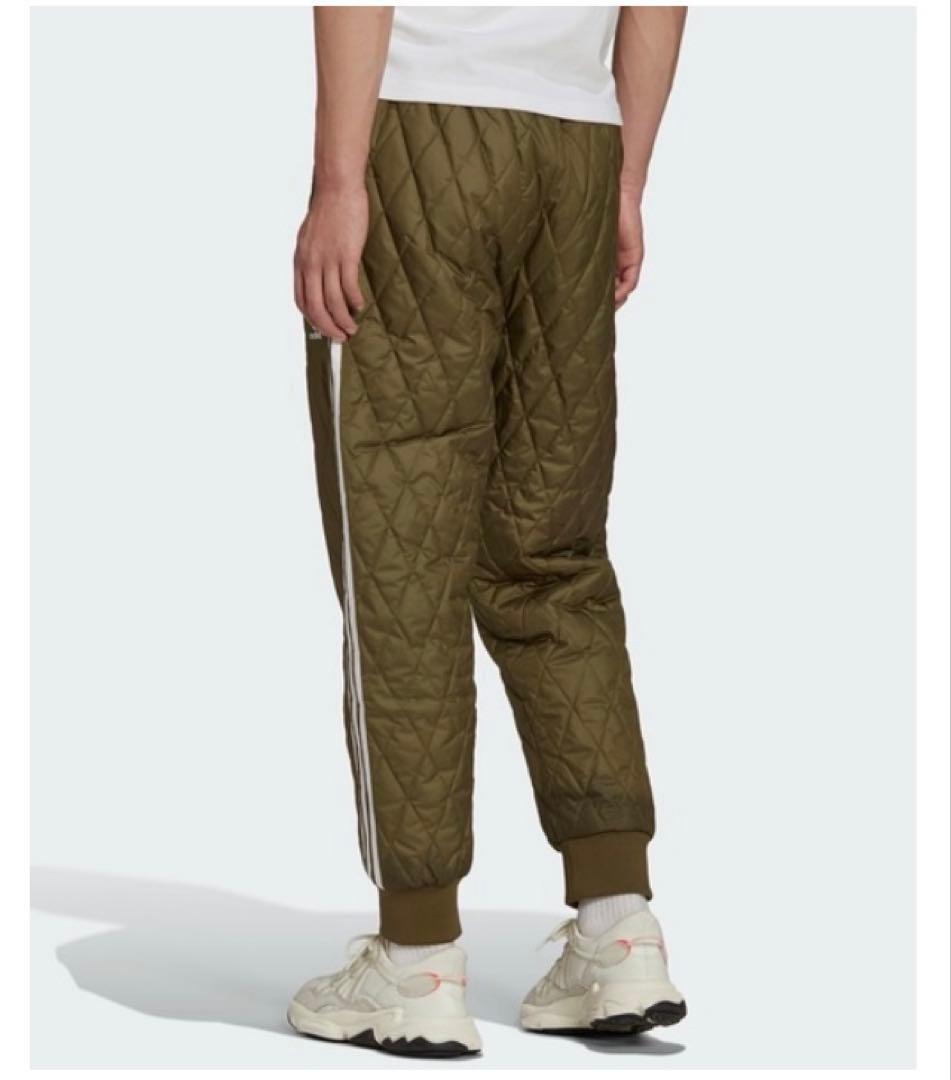 adidas 中綿 キルティング アディカラー クラシックスキルトトラックパンツ