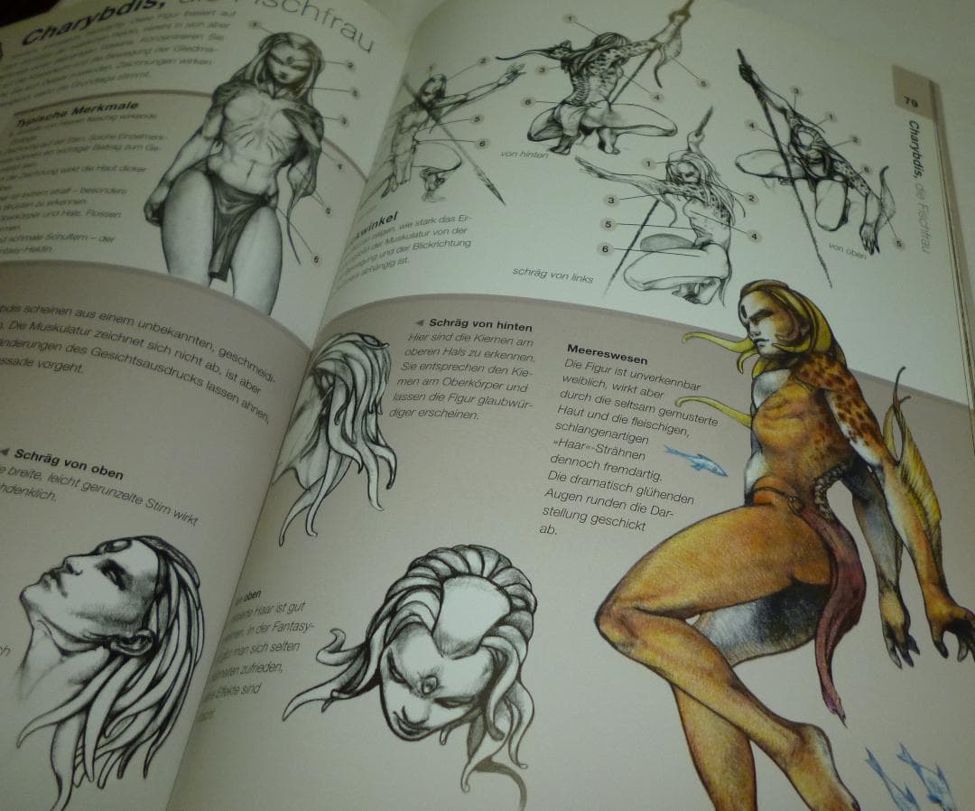洋書 Anatomie fuer Fantasy-Zeichner