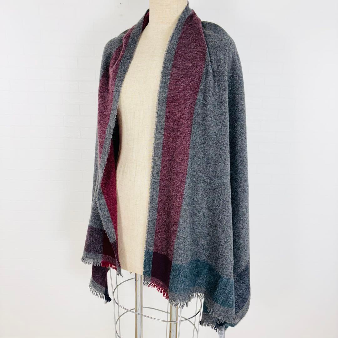 1819【極美品】ジョンストンズオブエルガン カシミヤ100% 大判ストール