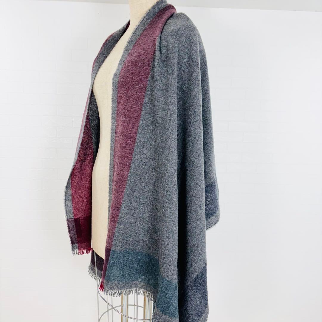 1819【極美品】ジョンストンズオブエルガン カシミヤ100% 大判ストール