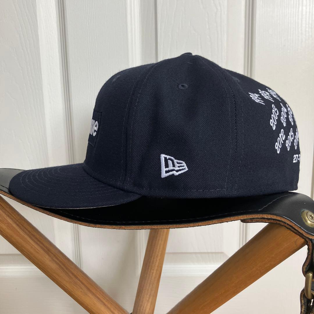 中古　Supreme ネイビーキャップ 27-time champions