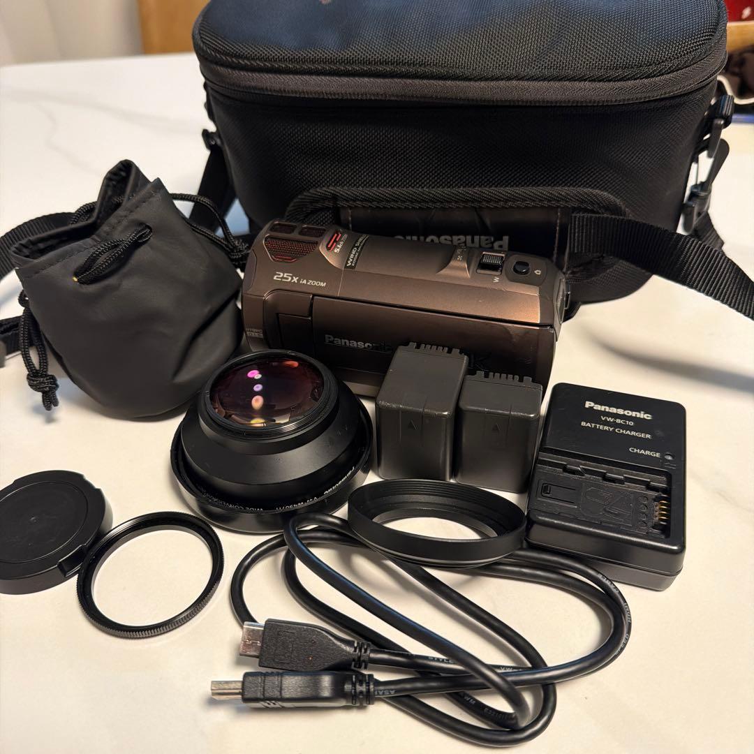 ⭐︎スロープ様⭐︎Panasonic HC-VX992M 4Kビデオカメラ広角レンズ