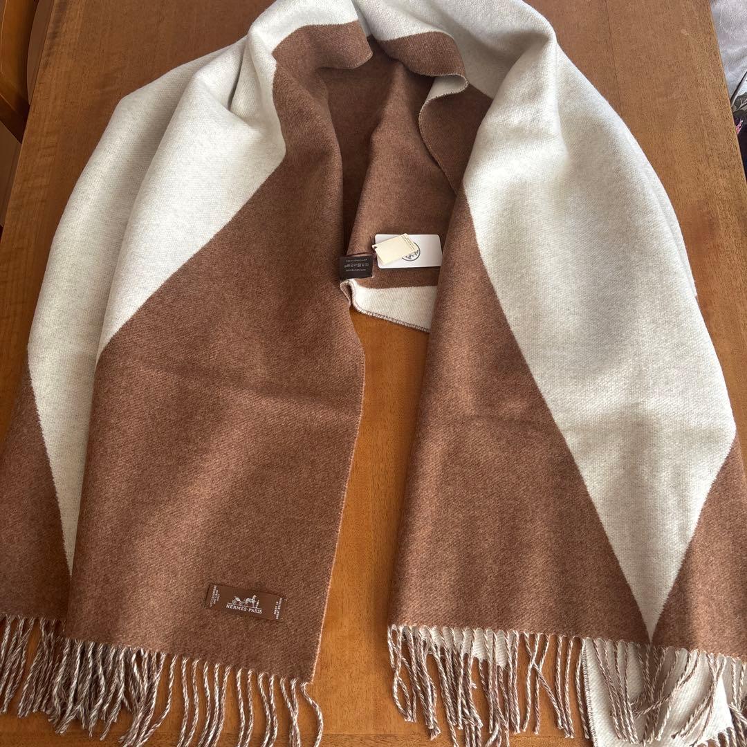 専用　正規品　新品エルメス　ストール　マフラー　大判カシミア