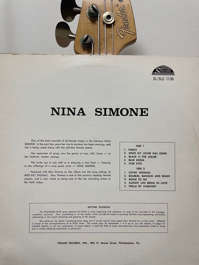Nina Simone / Nina Simone ニーナ・シモン LP