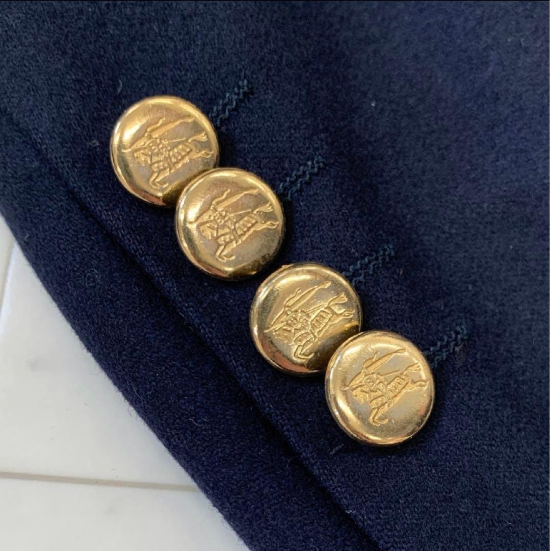 70s〜90sBurberrys英国製紺ブレザー金ボタン、ジャケット