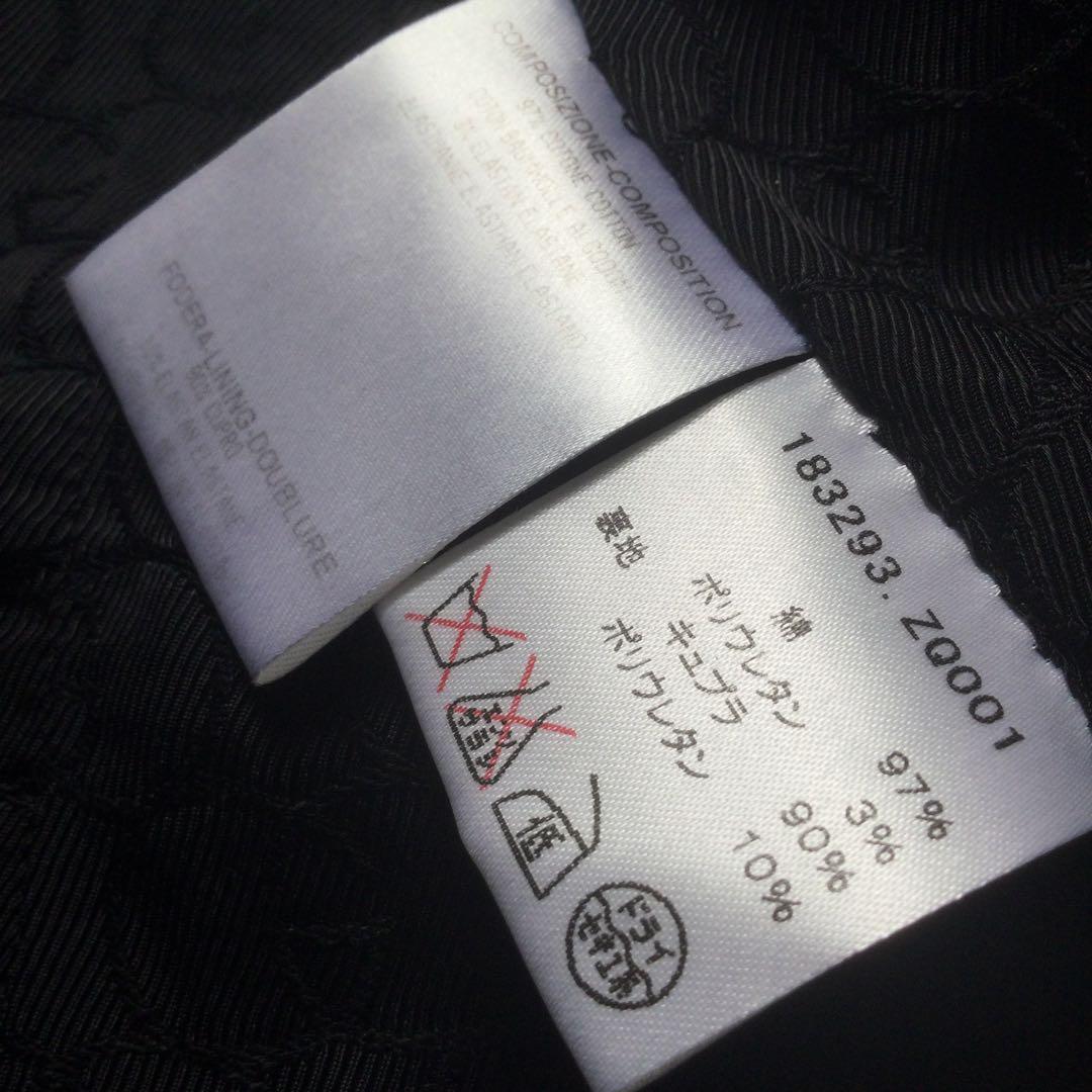 GUCCI ブラック ベルベット テーラードジャケット 36