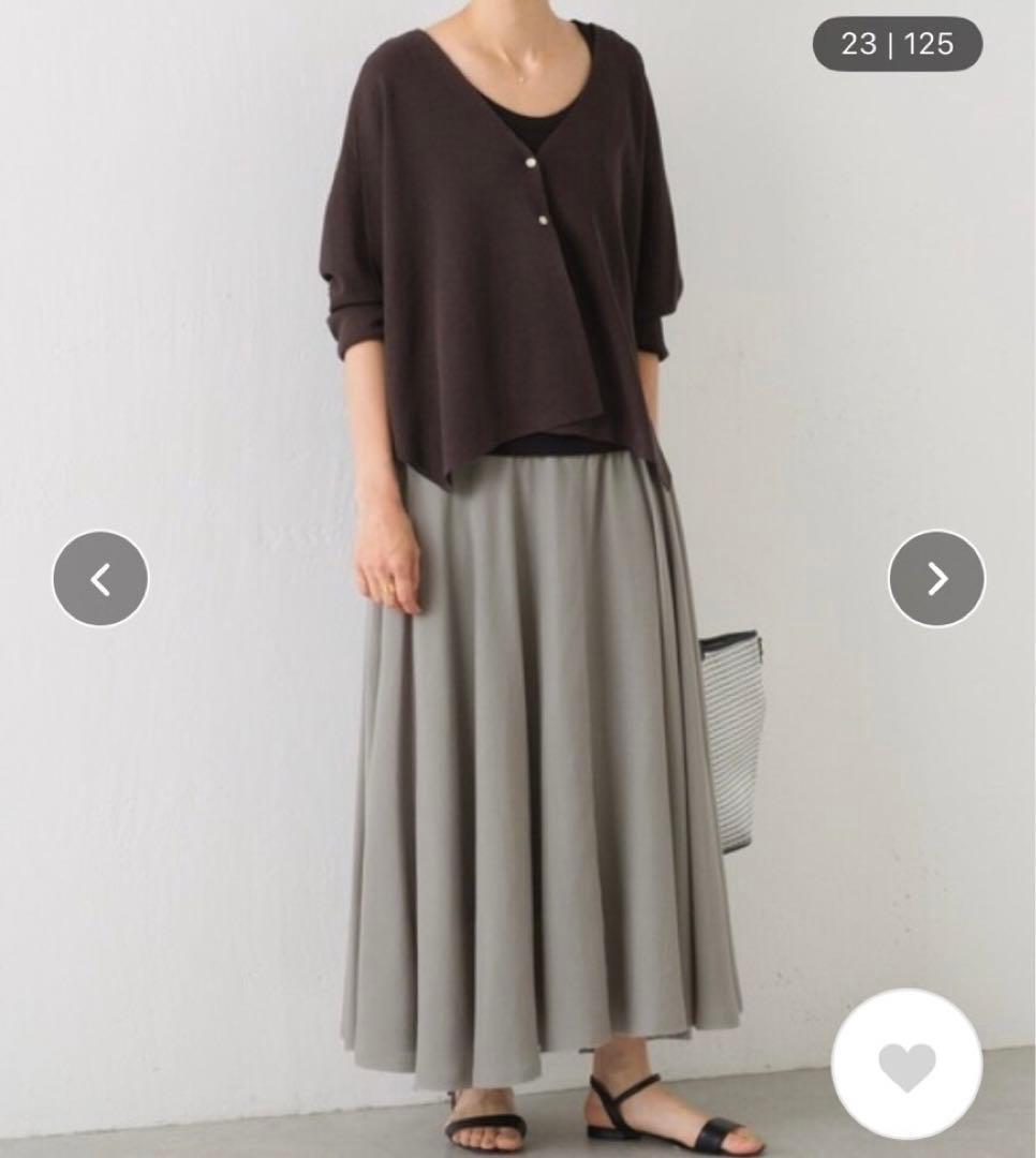 美品　 《ビアズリー》サラッとカーデ