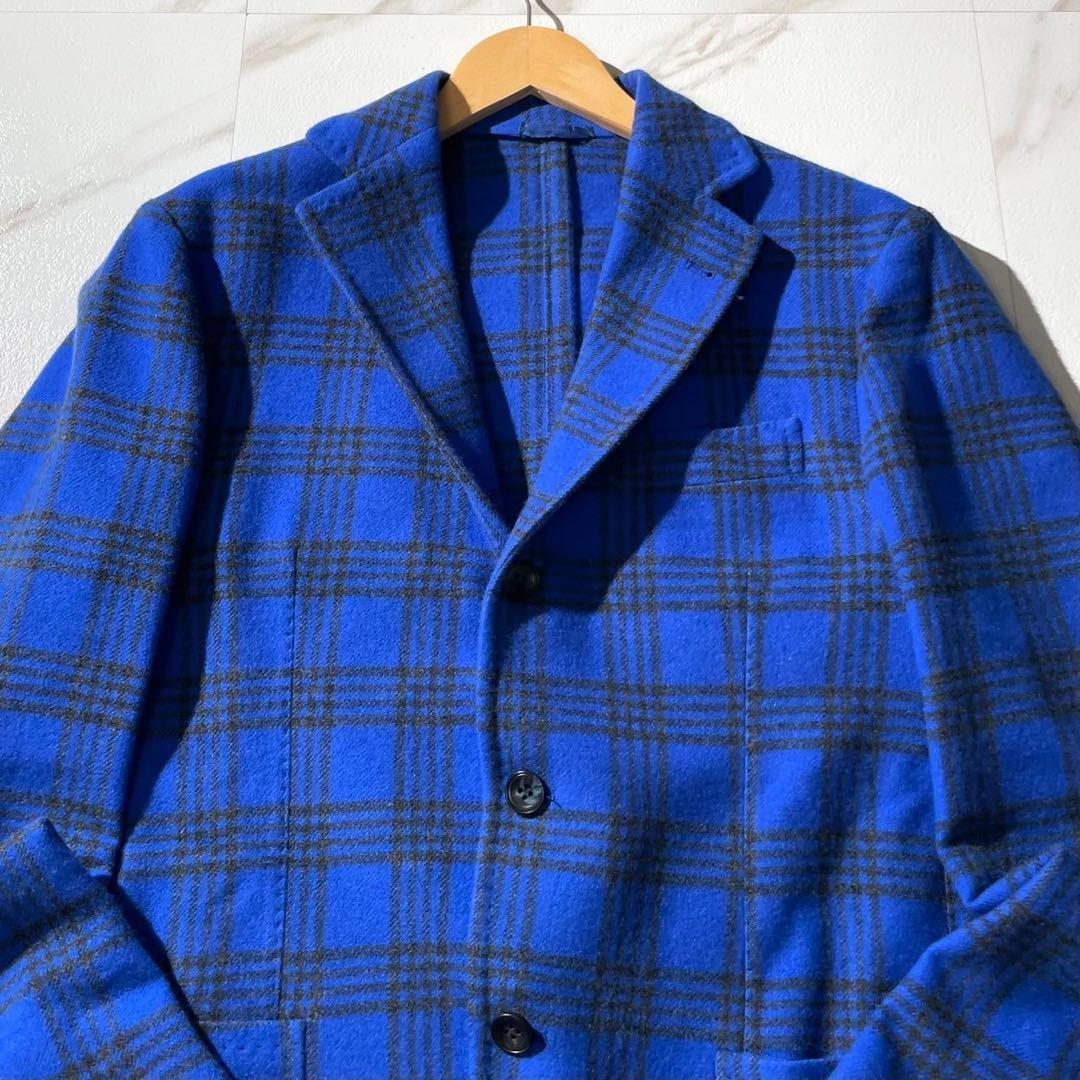 美品★現行★SARTORIO サルトリオ　テーラードジャケット　ウール　チェック