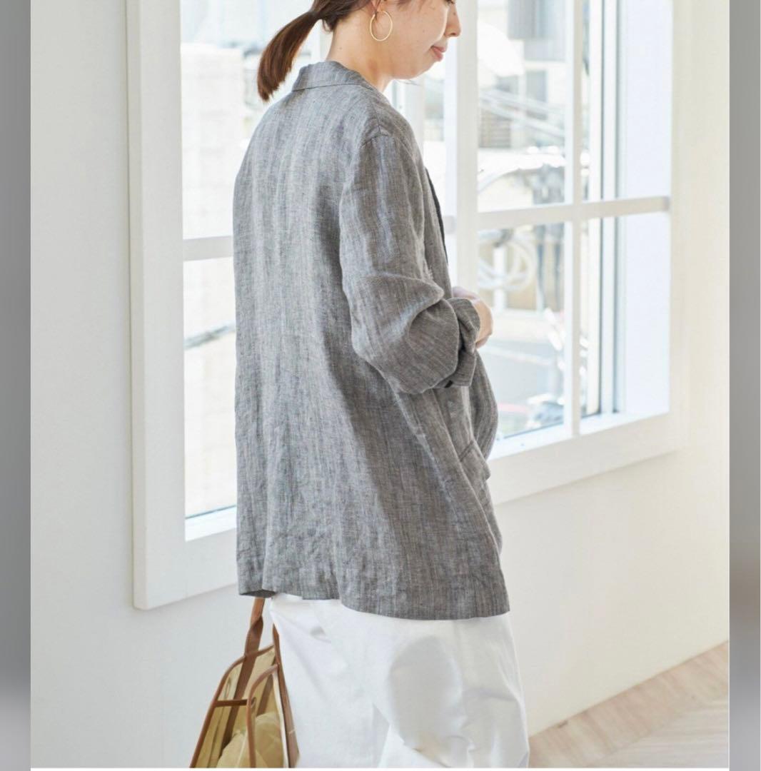 美品✨Spick and Span 2025SS リネンエアリージャケット