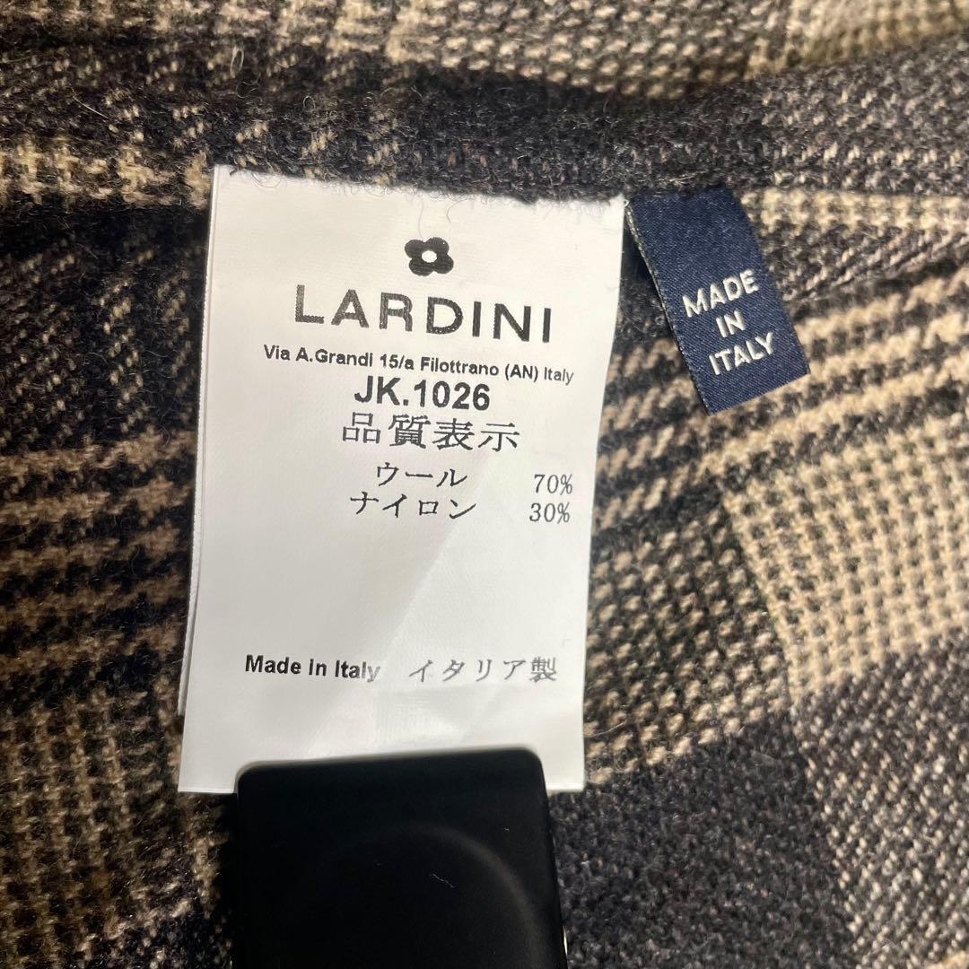 極美品　ラルディーニ　テーラードジャケット メンズ LARDINI チェック