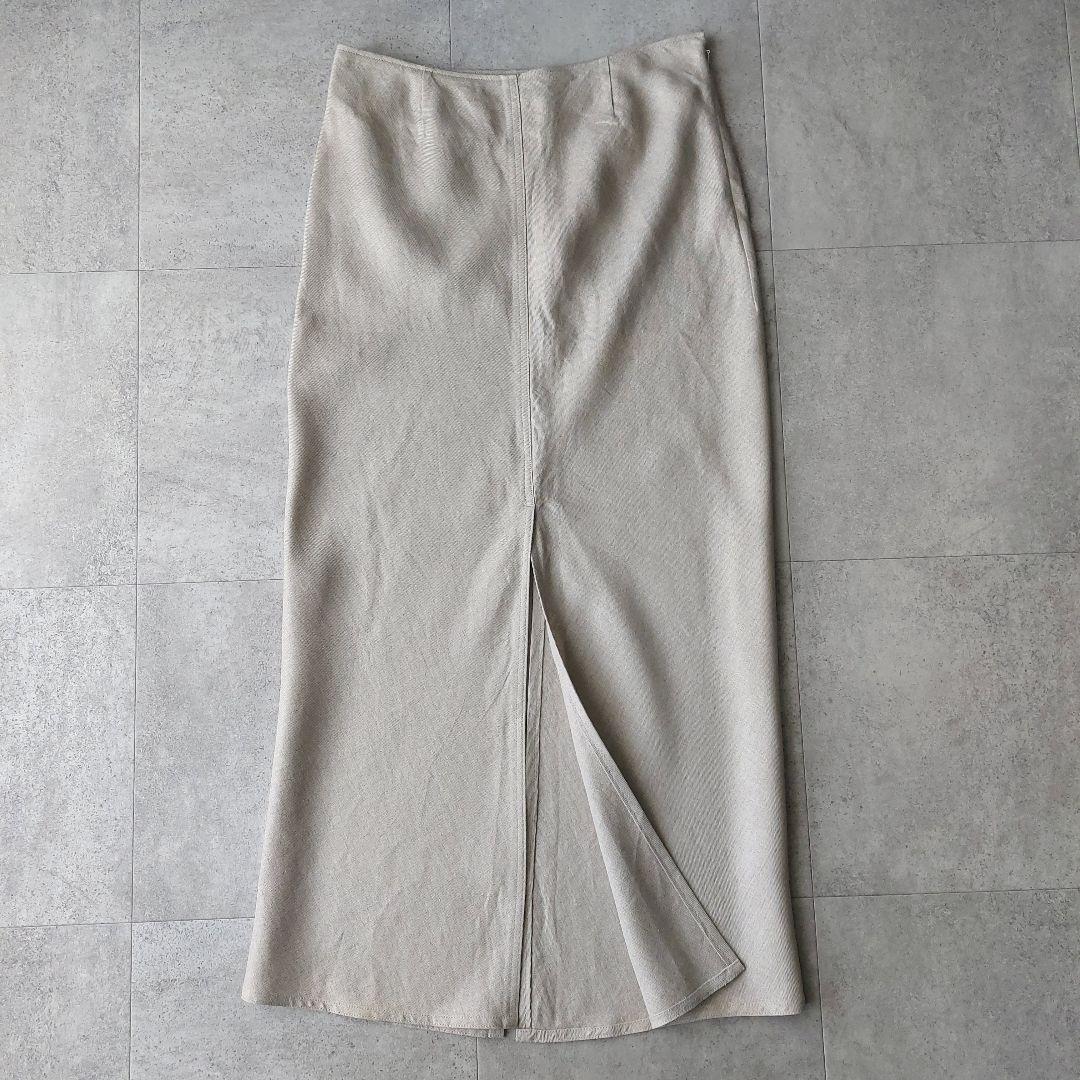 美品 24ss ミューズ MUSE OGLINEN タイトスカート 36 リネン