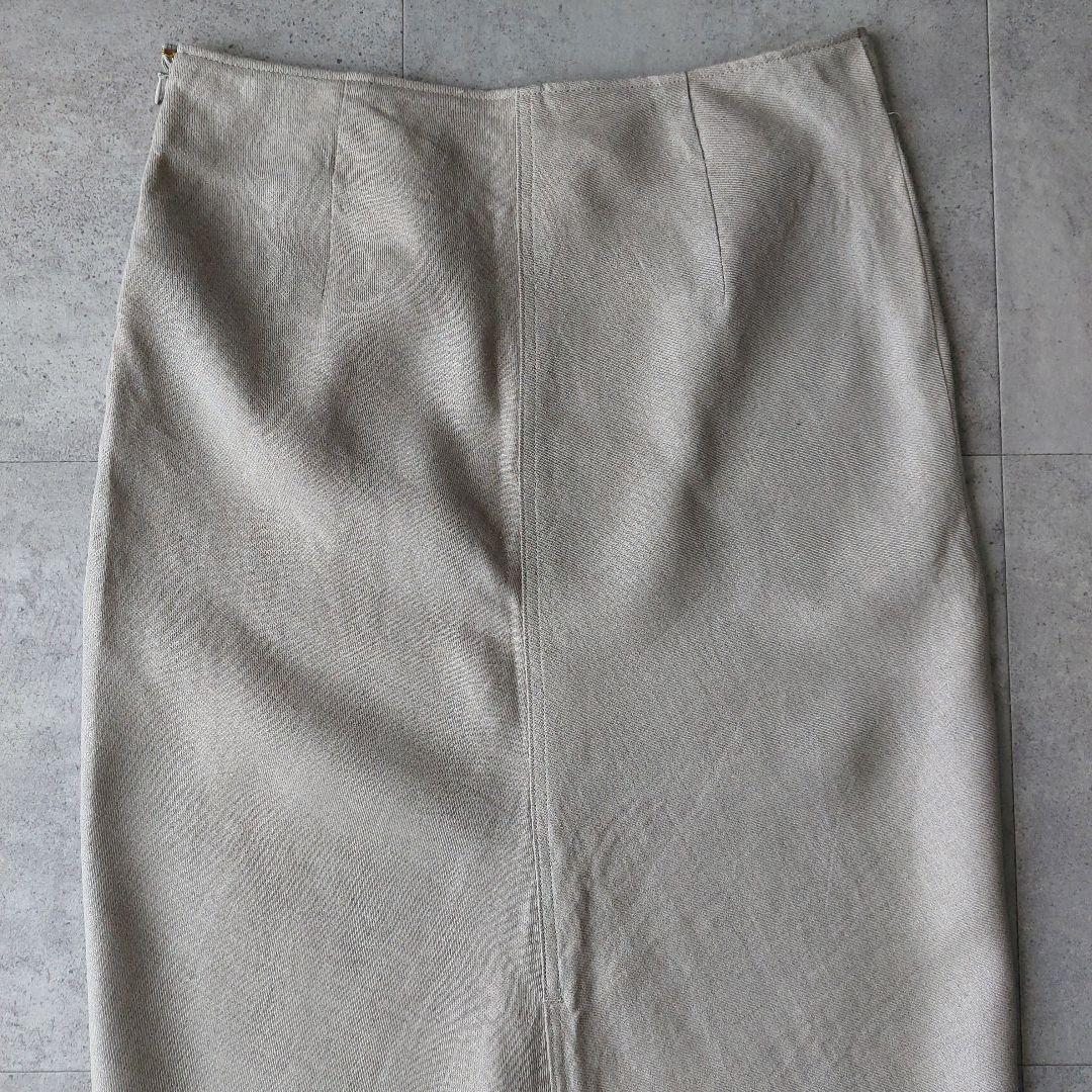 美品 24ss ミューズ MUSE OGLINEN タイトスカート 36 リネン
