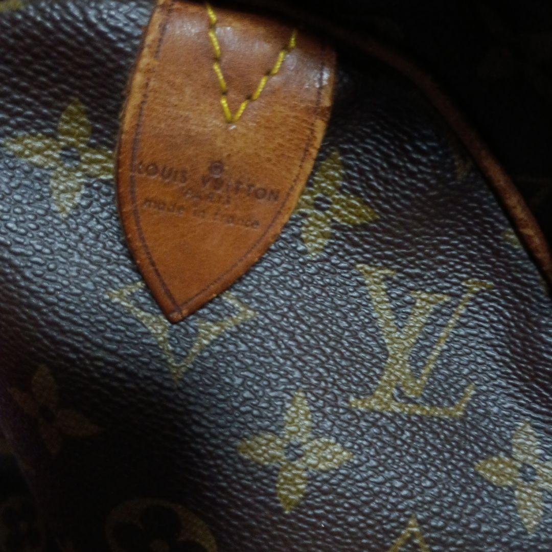 Louis Vuitton ボストンバッグ ブラウンレザー