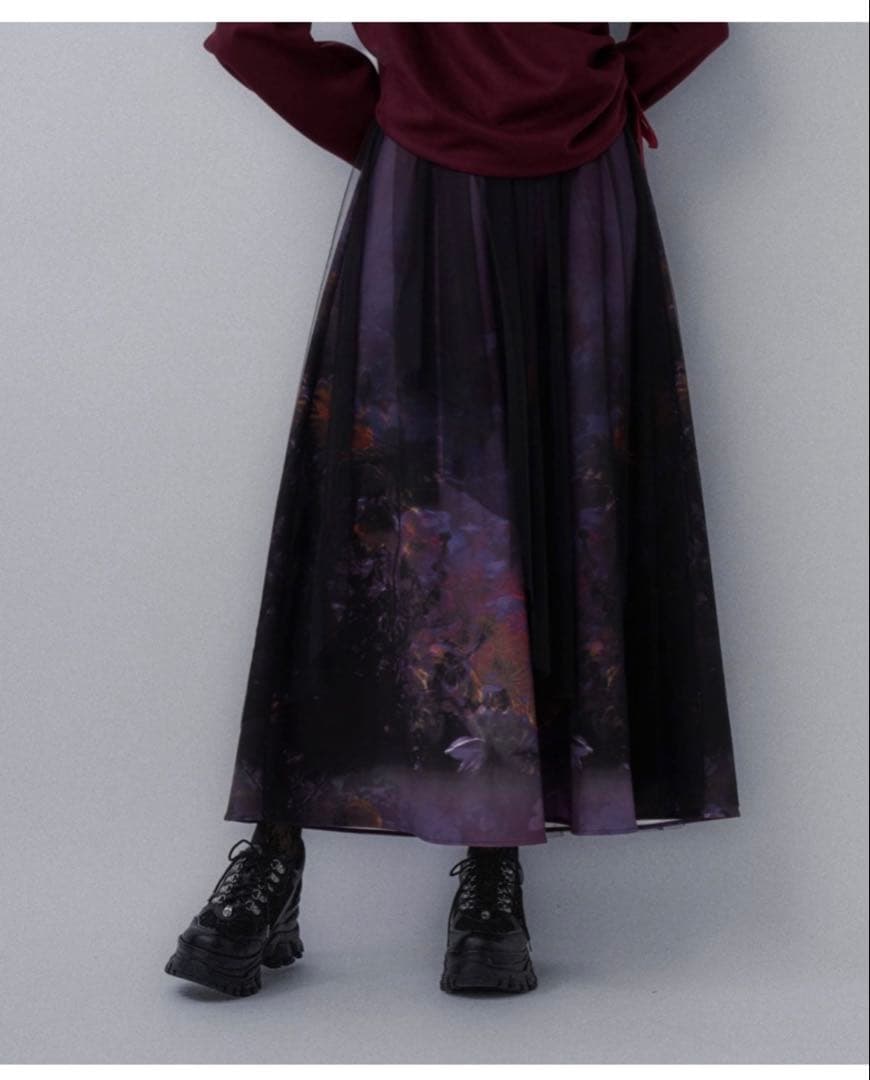 HARE Utopia flowerスカート レッド