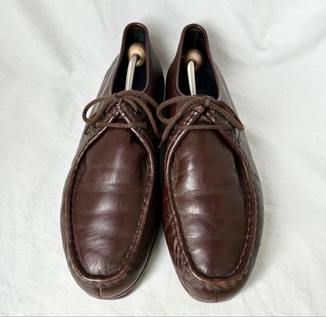 00s FLORSHEIM Uチップ レザー デッキシューズ 9.5EEE