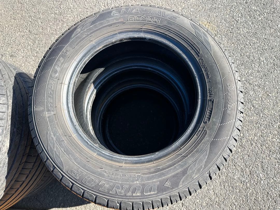 DUNLOP 175/70R13 82S 2023年製 タイヤ　4本セット