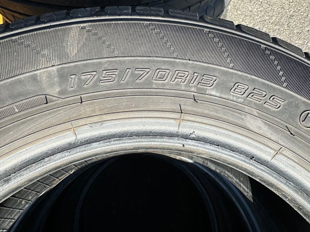 DUNLOP 175/70R13 82S 2023年製 タイヤ　4本セット