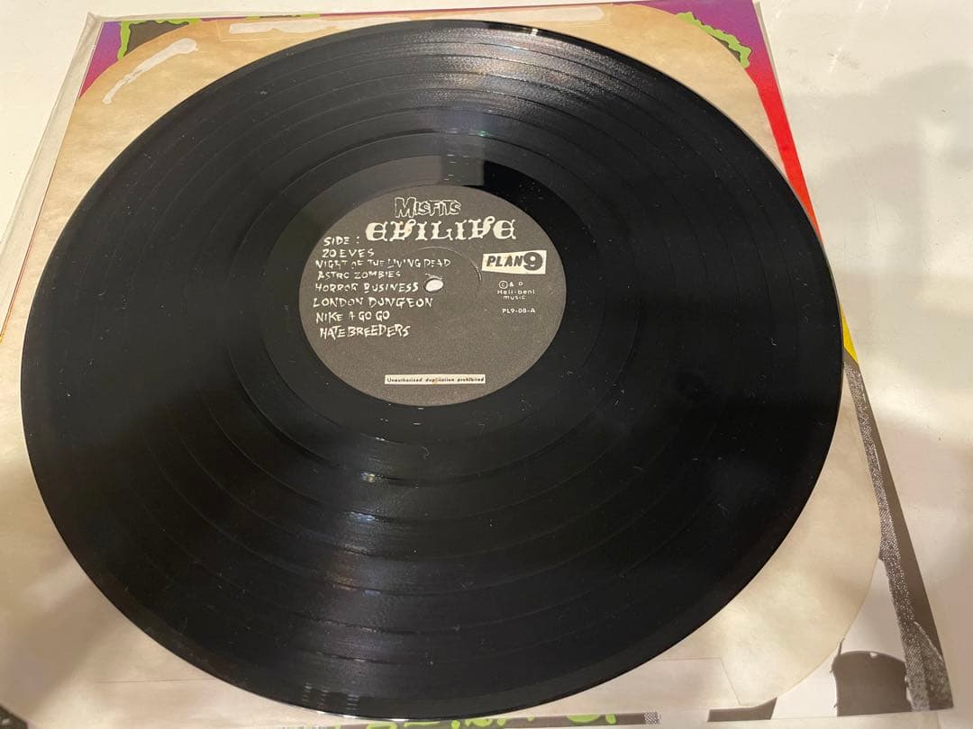 Misfits / Evilive 【レコード】Original version