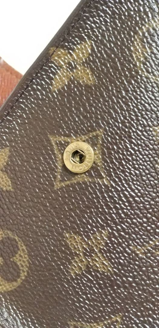 【美品】LOUIS VUITTON モノグラム 二つ折り財布 コンパクトジップ