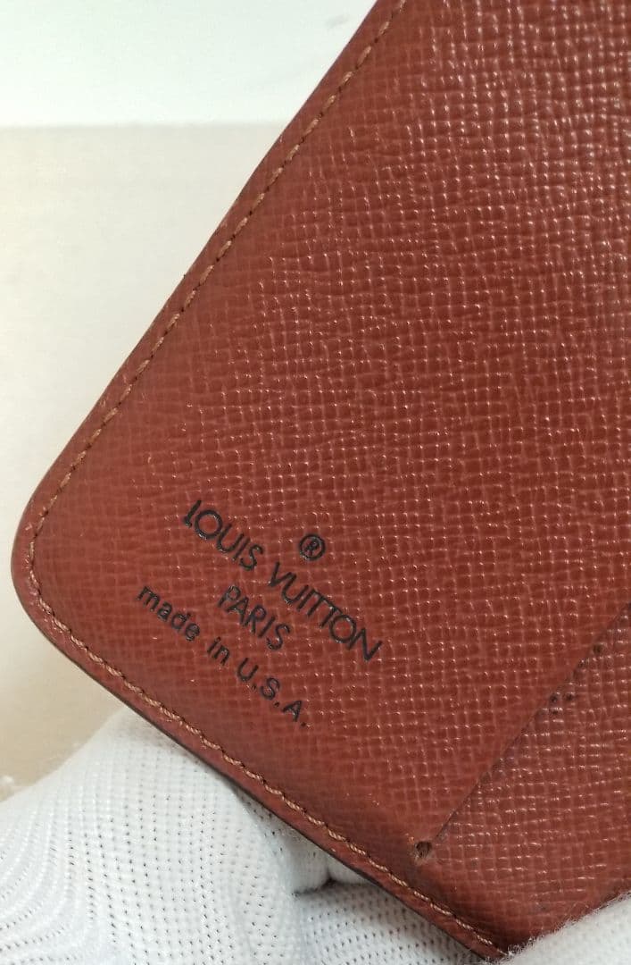 【美品】LOUIS VUITTON モノグラム 二つ折り財布 コンパクトジップ